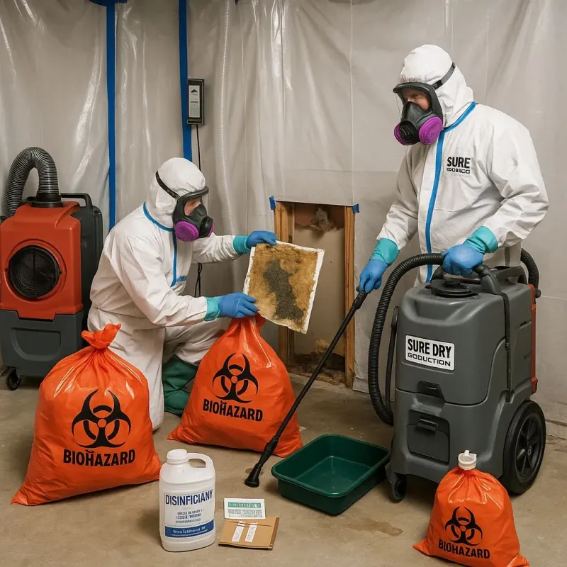 Contaminated Water Handling Protocols process in Fraser, MI